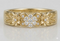 Diamond Cluster Flower Band